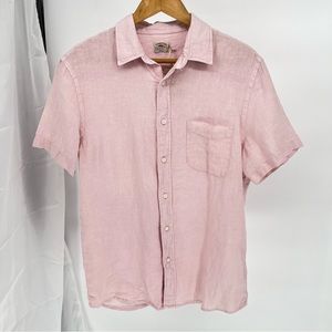 Faherty Pink Casual Button Down Shirt